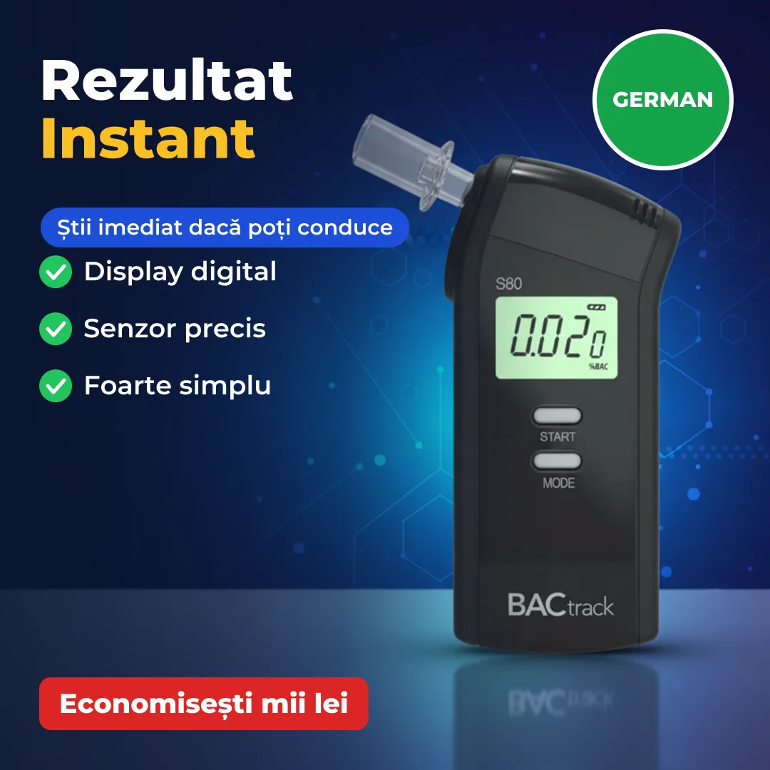 Tester de Alcool Profesional pentru Șoferi