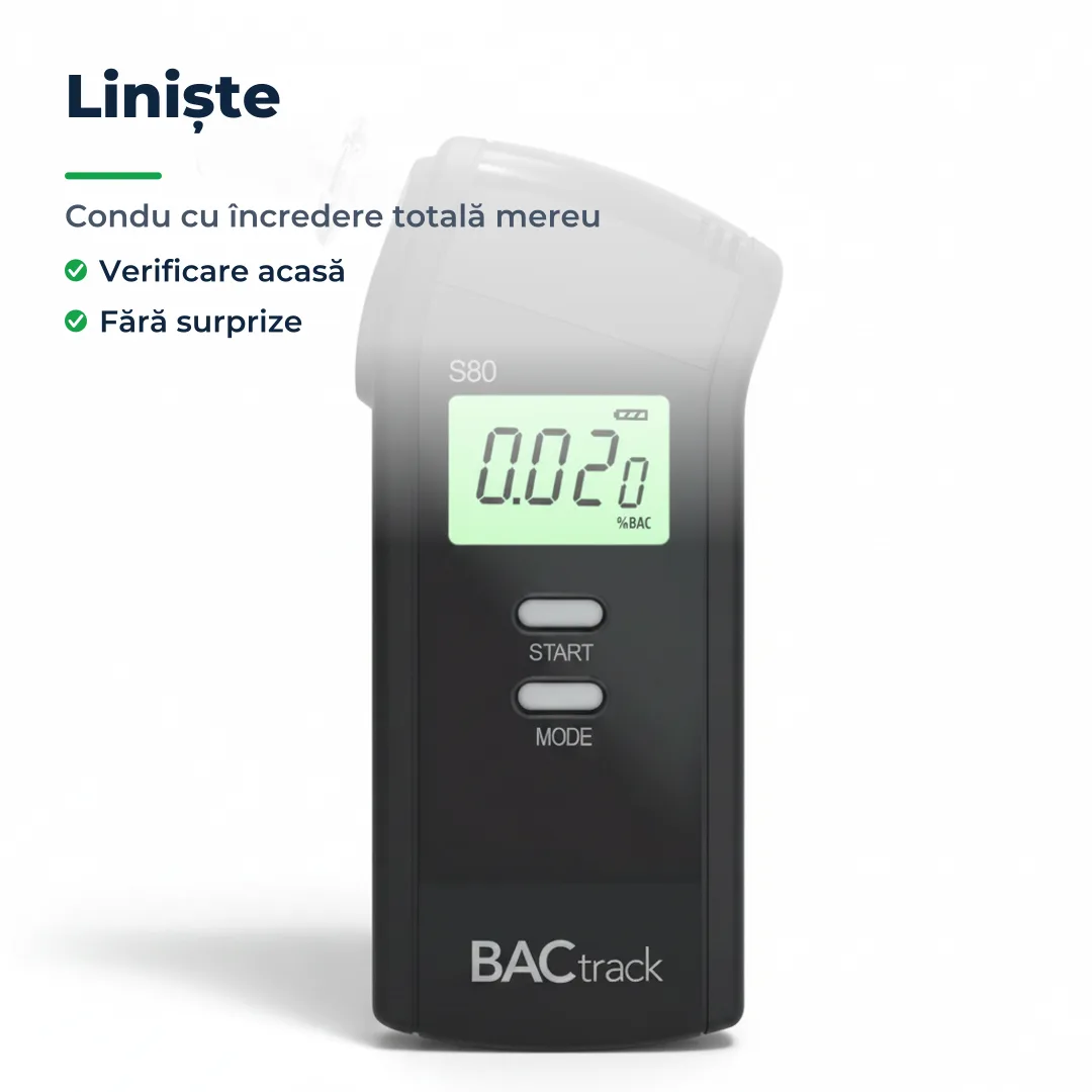 Tester de Alcool Profesional pentru Șoferi