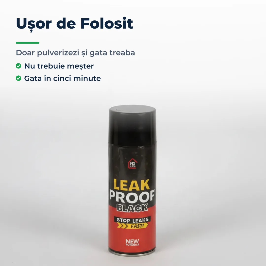 Spray Cauciucat pentru Etanșeizare Instant a Fisurilor