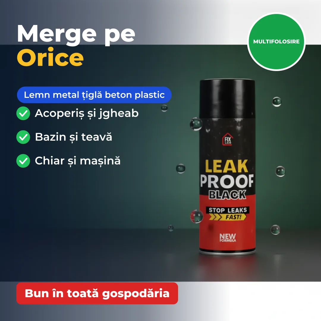 Spray Cauciucat pentru Etanșeizare Instant a Fisurilor