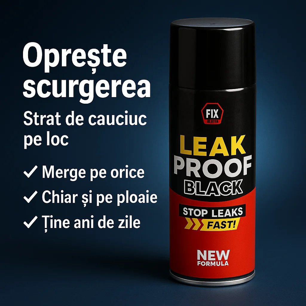 Spray Cauciucat pentru Etanșarea Instant a Scurgerilor