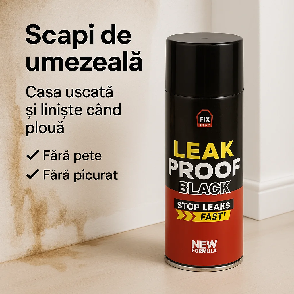 Spray Cauciucat pentru Etanșarea Instant a Scurgerilor