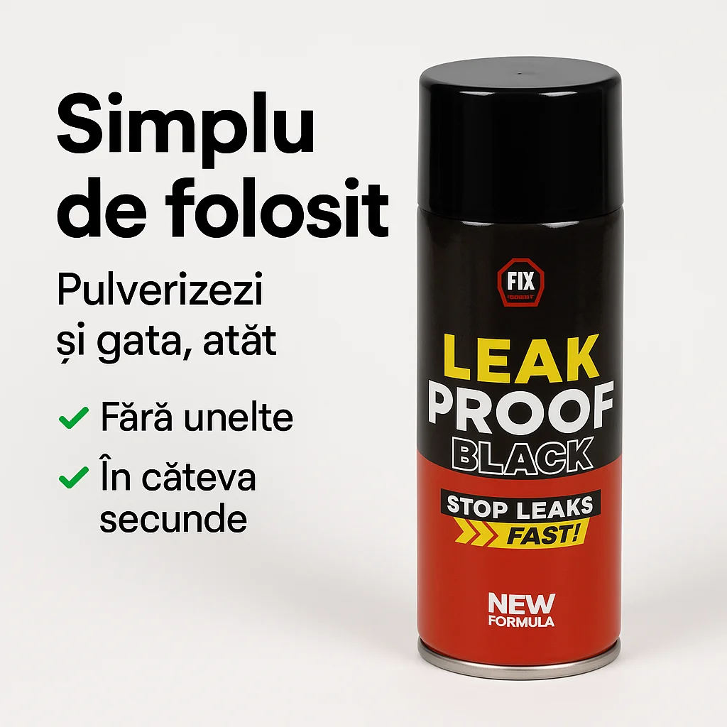 Spray Cauciucat pentru Etanșarea Instant a Scurgerilor