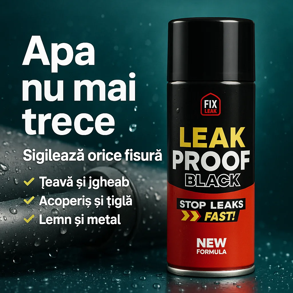 Spray Cauciucat pentru Etanșarea Instant a Scurgerilor